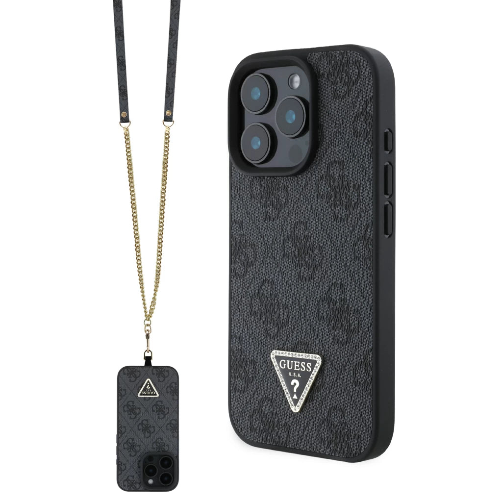 Guess tok Fekete Apple iPhone 16 Pro készülékhez GUHCP16LP4TDSCPK – iPhone 16 Pro tok a Guess kínálatából | Domshop