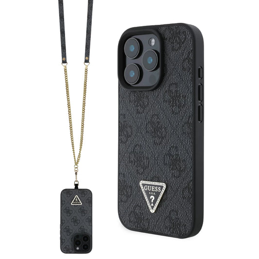Guess tok Fekete Apple iPhone 16 Pro készülékhez GUHCP16LP4TDSCPK – iPhone 16 Pro tok a Guess kínálatából | Domshop