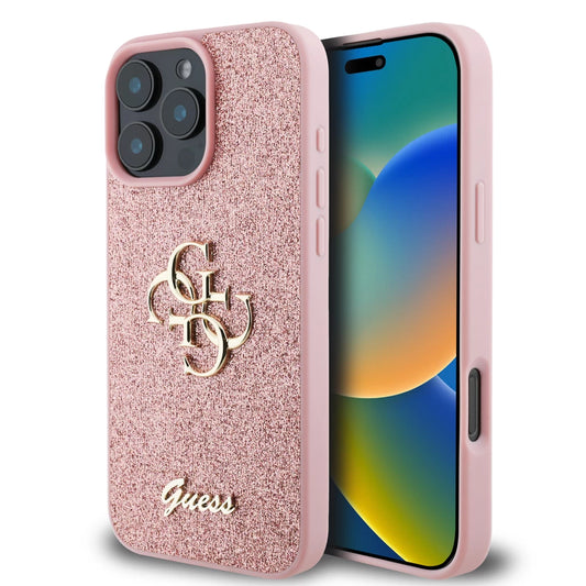 Guess tok Pink Apple iPhone 16 Pro készülékhez GUHCP16LHG4SGP – iPhone 16 Pro tok a Guess kínálatából | Domshop
