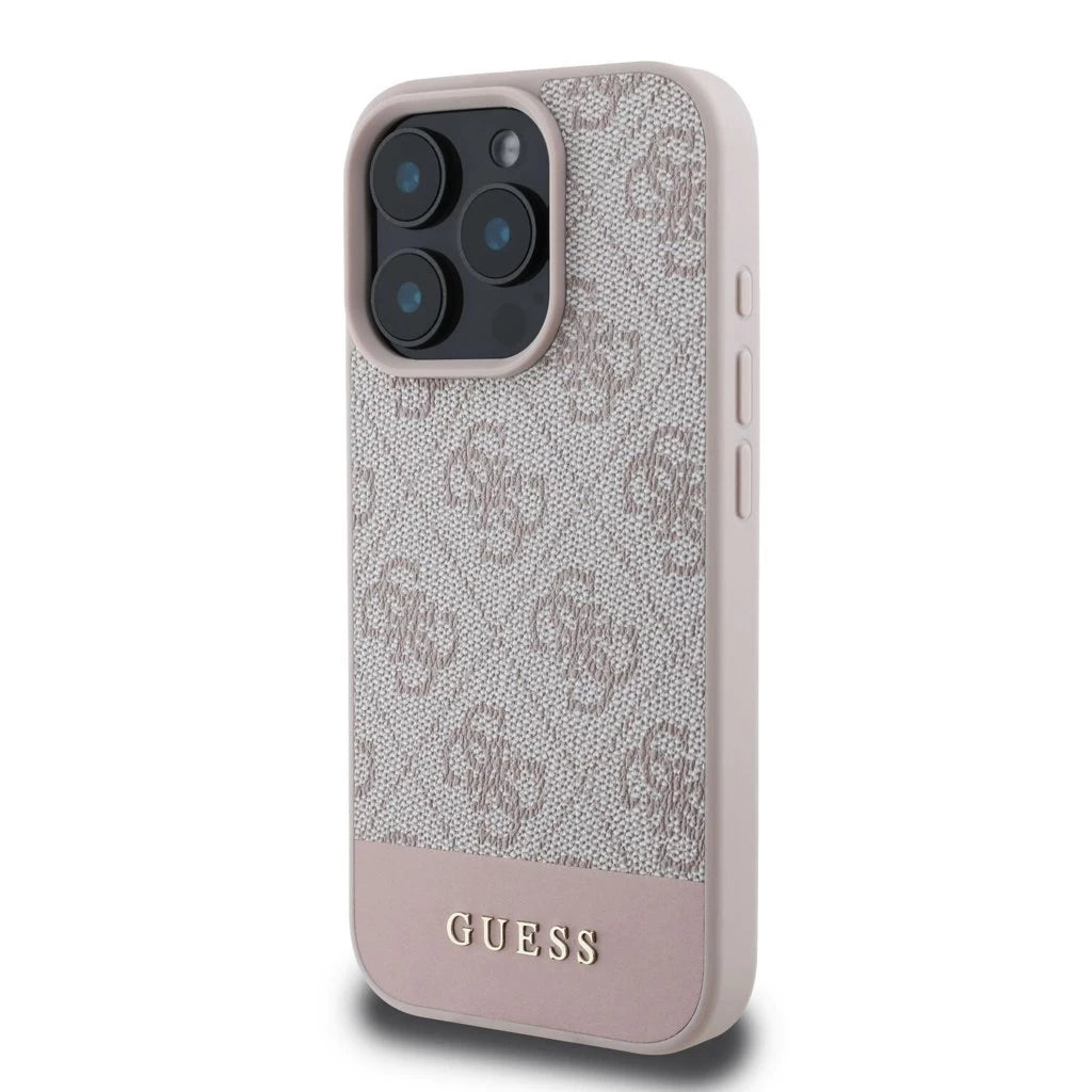 Guess tok pink GUHCP16XG4GLPI Apple iPhone 16 Pro Max készülékhez – iPhone 16 Pro Max tok a Guess kínálatából | Domshop