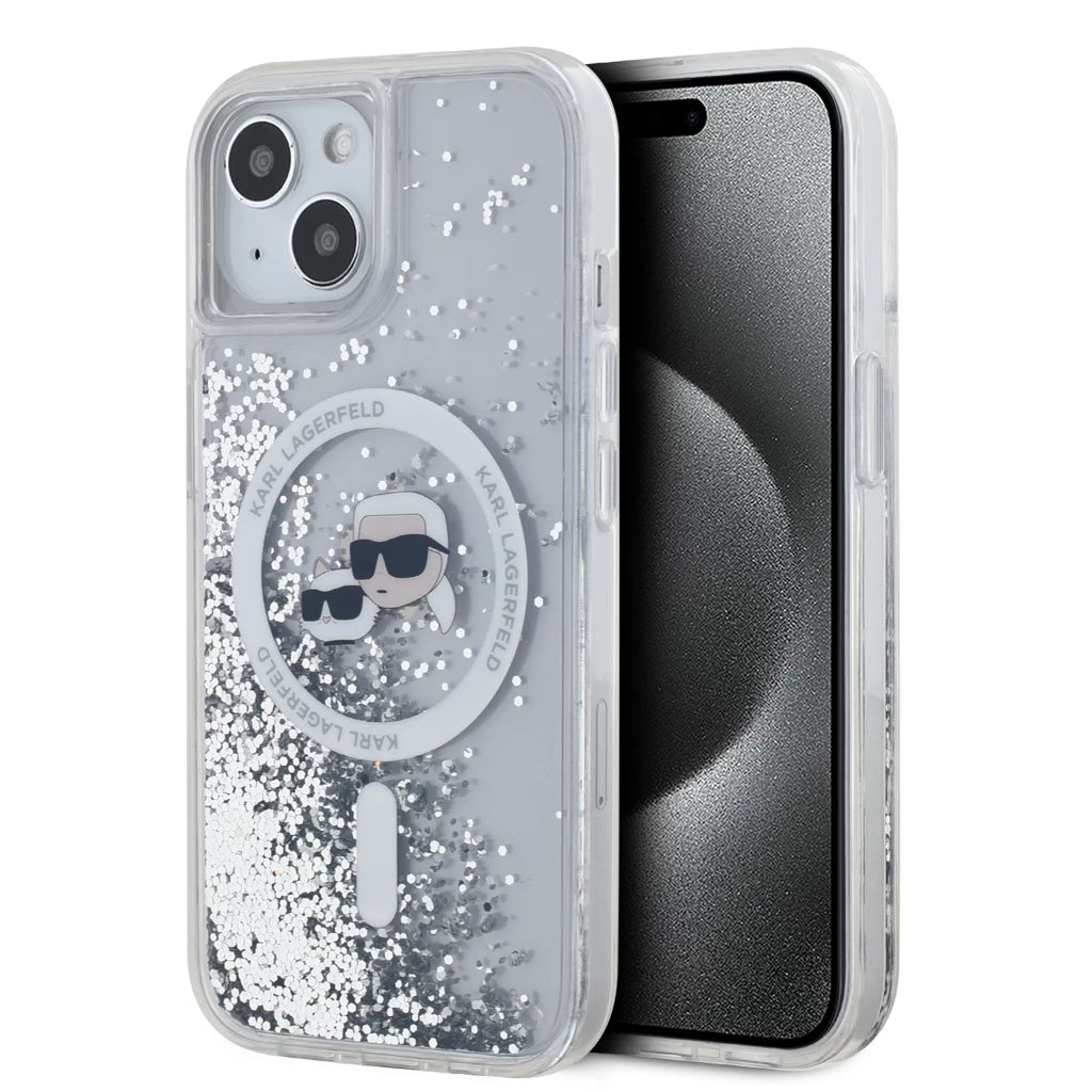 Karl Lagerfeld csillogós átlátszó tok KLHMP15SLGKCSGH Apple Iphone 15 készülékhez – a Karl Lagerfeld kínálatából | Domshop