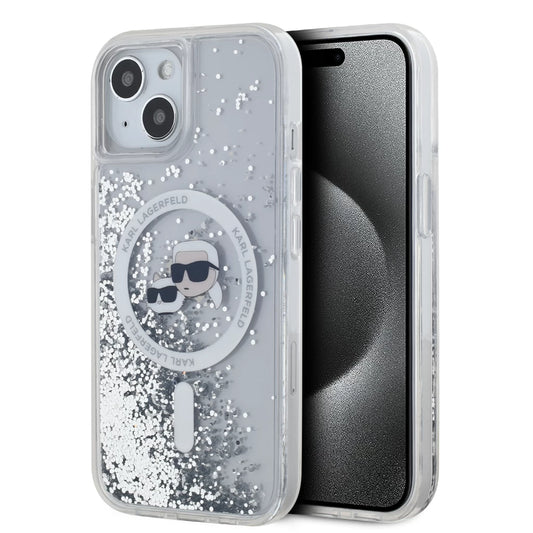 Karl Lagerfeld csillogós átlátszó tok KLHMP15SLGKCSGH Apple Iphone 15 készülékhez – a Karl Lagerfeld kínálatából | Domshop