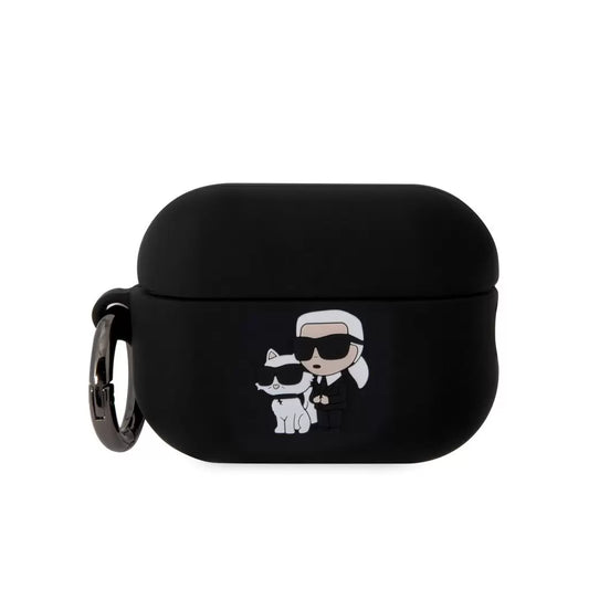 Karl Lagerfeld tok fekete KLAP2RUNKC Airpods Pro 2 készülékhez – AirPods Pro 2 tok a Karl Lagerfeld kínálatából | Domshop