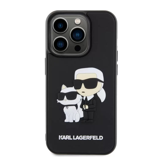 Karl Lagerfeld tok fekete KLHCP15L3DRKCNK Apple Iphone 15 Pro készülékhez – iPhone 15 Pro tok a Karl Lagerfeld kínálatából | Domshop