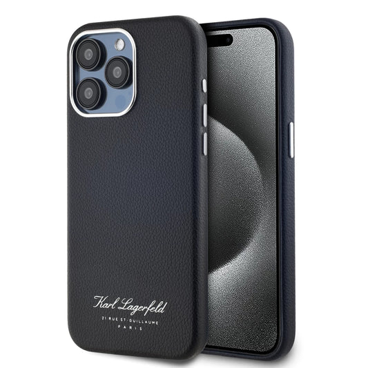 Karl Lagerfeld tok fekete KLHCP15LPGWCMKHK Apple Iphone 15 Pro készülékhez – a Karl Lagerfeld kínálatából | Domshop