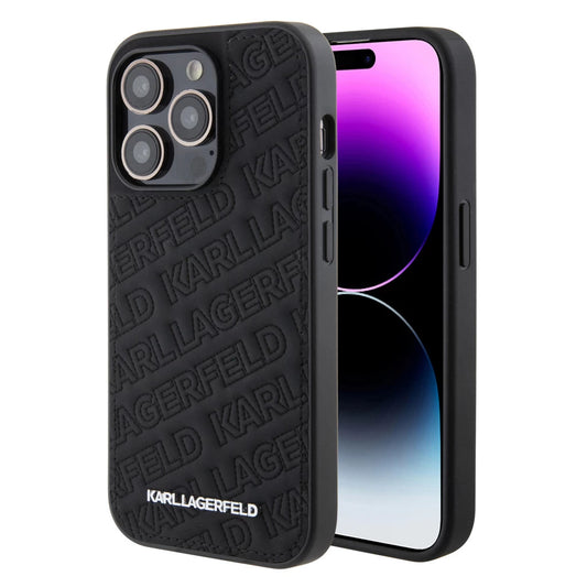 Karl Lagerfeld tok fekete KLHCP15LPQKPMK Apple Iphone 15 Pro készülékhez – iPhone 15 Pro tok a Karl Lagerfeld kínálatából | Domshop