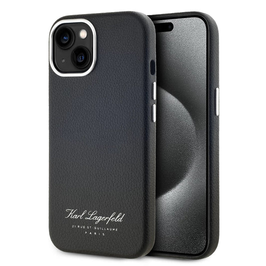 Karl Lagerfeld tok fekete KLHCP15SPGWCMKHK Apple Iphone 15 készülékhez – a Karl Lagerfeld kínálatából | Domshop