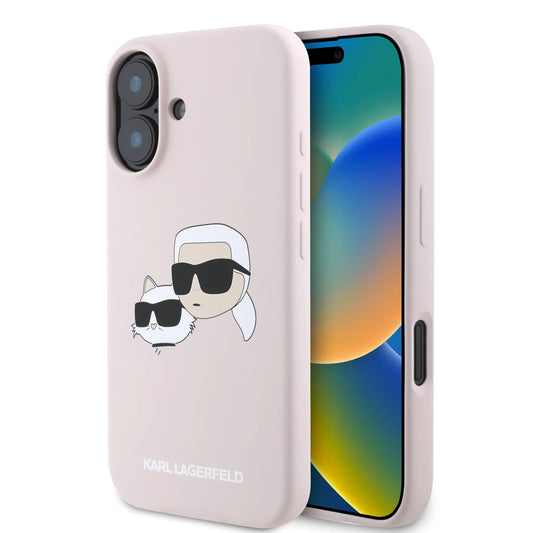 Karl Lagerfeld tok pink KLHMP16SSKCHPPLP Apple Iphone 16 készülékhez – iPhone 16 tok a Karl Lagerfeld kínálatából | Domshop