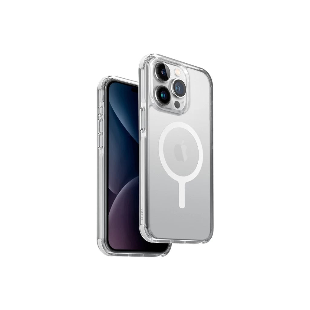 UNIQ Hybrid MagClick Charging Combat AF tok Apple Iphone 15 Pro Max készülékhez - blanc white
