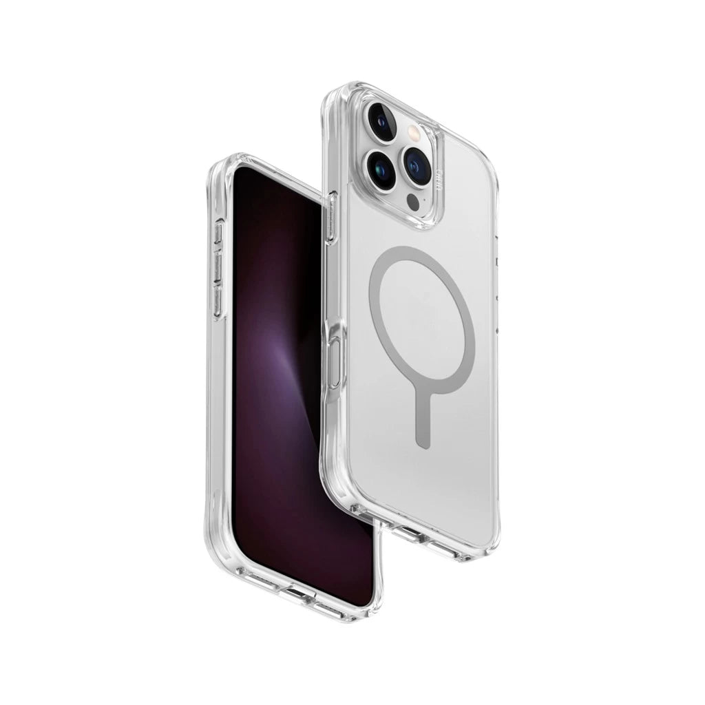 UNIQ Hybrid MagClick Charging Lifepro Xtreme AF tok Apple Iphone 16 készülékhez - dove frost clear