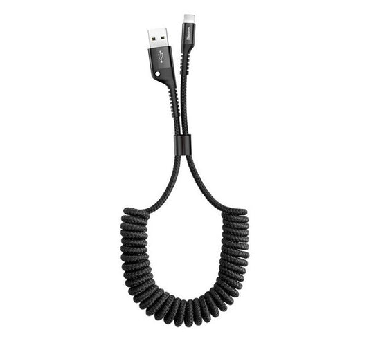 Baseus Fish eye USB / Lightning adat/töltőkábel, 23cm-1m, Fekete – Lightning kábel a Baseus kínálatából | Domshop