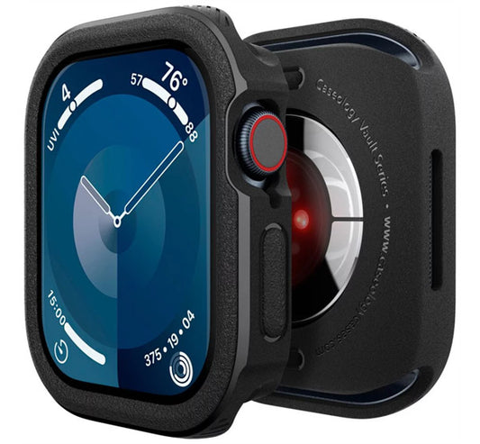 Spigen Caseology Vault Apple Watch 10 (46mm) tok, Matte Black, matt fekete – Apple Watch Tokok a Spigen kínálatából | Domshop