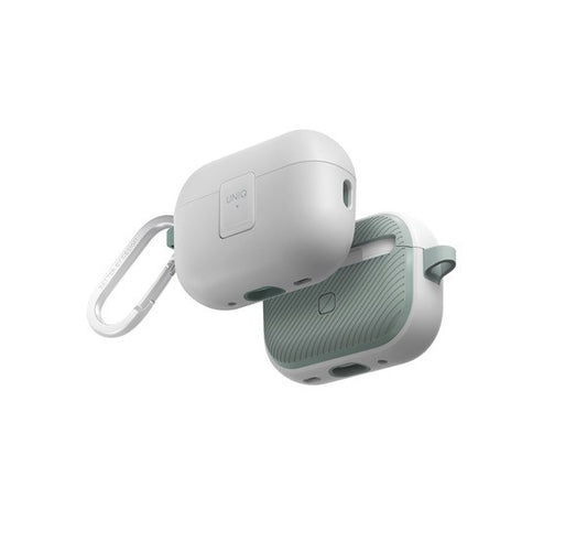 Uniq Clyde Airpods Pro 2nd gen (2022) tok, fehér/menta – AirPods Pro 2 tok a Uniq kínálatából | Domshop