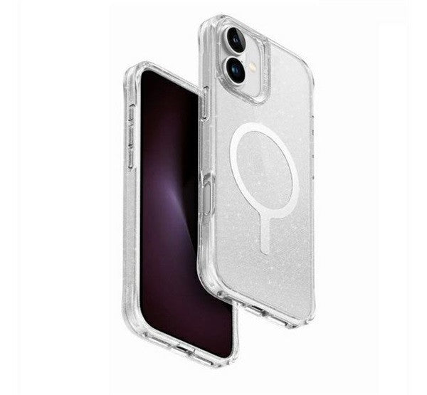 Uniq Lifepro Extreme Apple iPhone 16 Plus csillámos szilikon tok, átlátszó – iPhone 16 Plus tok a Uniq kínálatából | Domshop