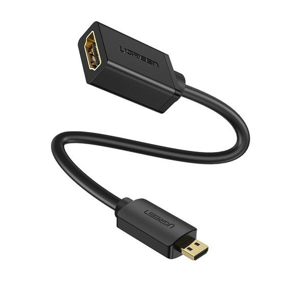 Ugreen 20134 Micro HDMI-HDMI adapter, 20cm, fekete – HDMI kábel a Ugreen kínálatából | Domshop