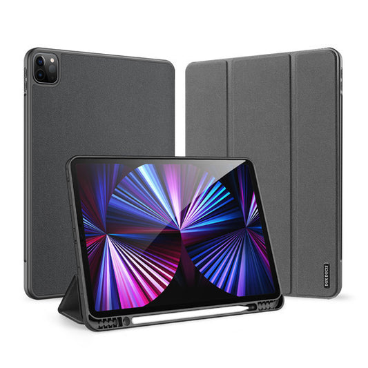 Apple iPad Pro 12.9 (2021) / iPad Pro 12.9 (2022), mappa tok, Smart Case, érintőceruza tartó, Dux Ducis Domo, fekete – iPad Pro 12.9" (2020/2021/2022) tok a Dux Ducis kínálatából | Domshop