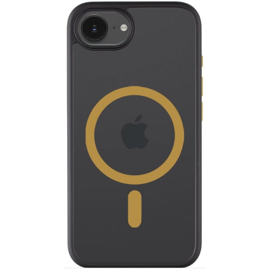 Tactical MagForce Hyperstealth 2.0 Apple iPhone 16e magsafe tok, fekete/sárga – iPhone 16e tok a Tactical kínálatából | Domshop