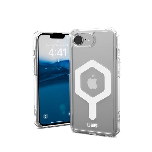 UAG Plyo MagSafe Apple iPhone 16e hátlap tok, átlátszó/fehér – iPhone 16e tok a UAG kínálatából | Domshop