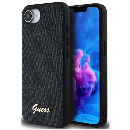 Guess 4G Apple iPhone 16e MagSafe hátlap tok, sötétszürke – iPhone 16e tok a Guess kínálatából | Domshop