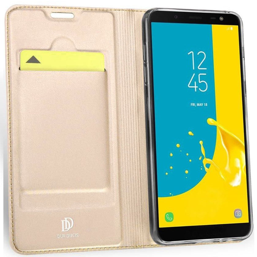 Apple iPhone 13 Pro, Oldalra nyíló tok, stand, Dux Ducis, arany – iPhone 13 Pro tok a Dux Ducis kínálatából | Domshop