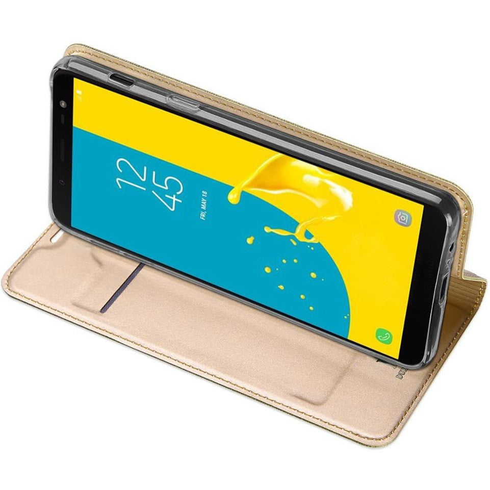Apple iPhone 13 Pro, Oldalra nyíló tok, stand, Dux Ducis, arany – iPhone 13 Pro tok a Dux Ducis kínálatából | Domshop