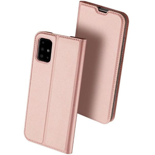 Apple iPhone 13 Pro Max, Oldalra nyíló tok, stand, Dux Ducis, vörösarany – iPhone 13 Pro Max tok a Dux Ducis kínálatából | Domshop
