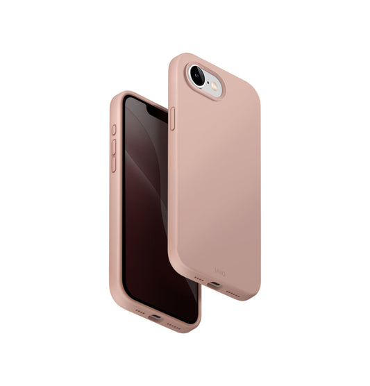 Uniq Lino Apple iPhone 16e Magsafe szilikon tok, rózsaszín – iPhone 16e tok a Uniq kínálatából | Domshop