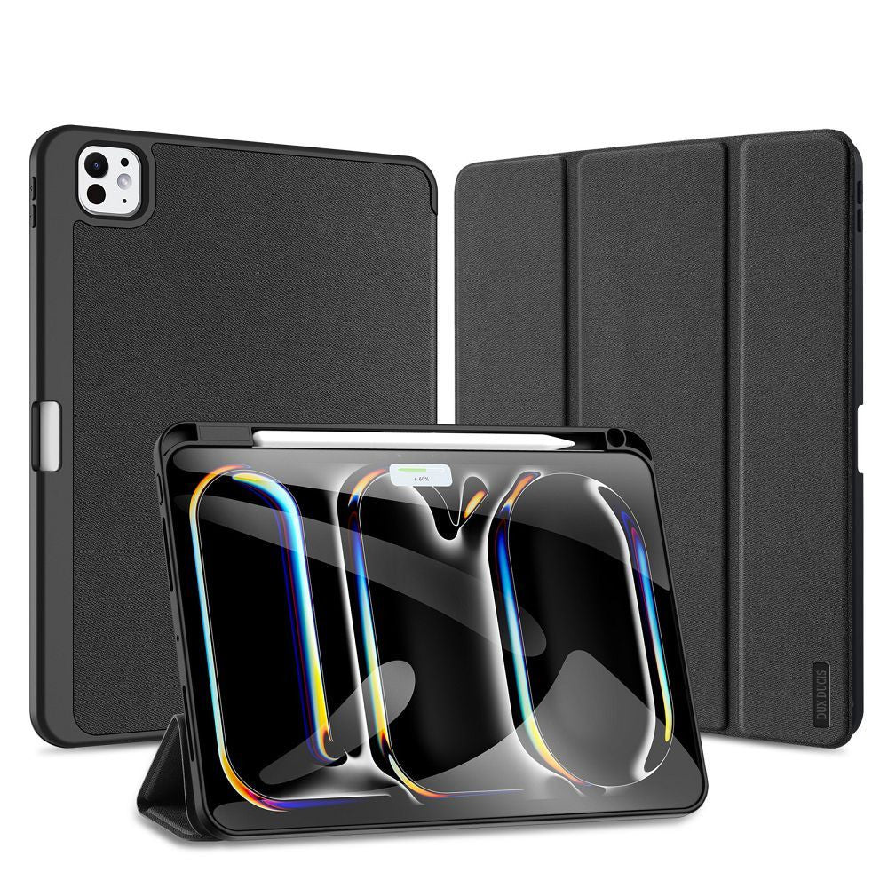 Dux Ducis Domo  iPad Pro 11 (2024) kihajtható tok pencil tartóval, fekete