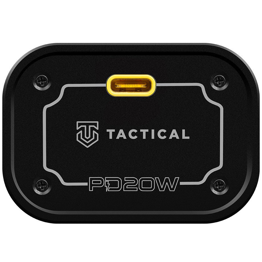 Külső akkumulátor, 9600 mAh, 22.5W, Okostelefonhoz és TabletPC-hez, USB aljzat, USB Type-C aljzat, LED kijelzővel, gyorstöltés, Tactical C4 Explosive, sárga – Power Bank a Tactical kínálatából | Domshop