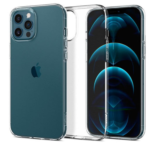 Spigen Liquid Crystal Apple iPhone 12 / 12 Pro tok, Crystal Clear, átlátszó