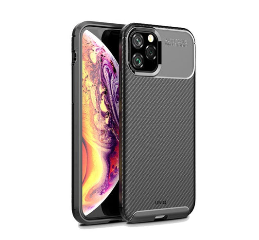 Uniq Hexa Apple iPhone 11 Pro, szilikon tok, fekete – a Uniq kínálatából | Domshop
