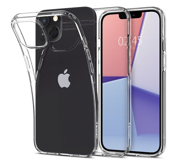 Spigen Liquid Crystal Apple iPhone 13 tok, Crystal Clear, átlátszó – iPhone 13/14 tok a Spigen kínálatából | Domshop