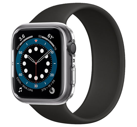 Spigen Liquid Crystal Apple Watch S7 (45mm)S6/S5/S4/SE 44mm Crystal Clear tok, átlátszó – Apple Watch Tokok a Spigen kínálatából | Domshop