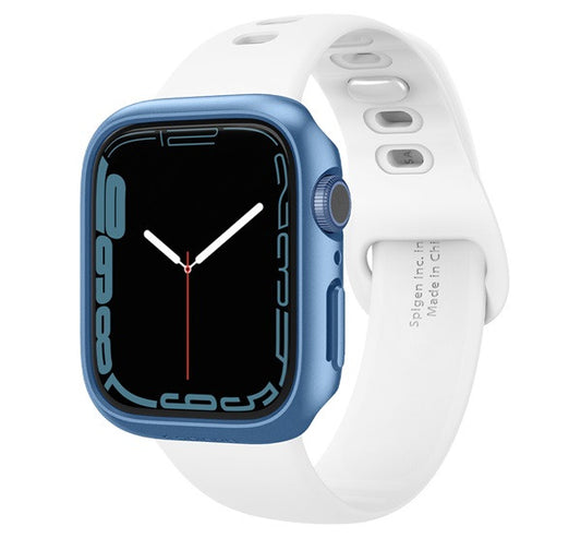 Spigen Thin Fit Apple Watch S7 41mm Kék tok – a Spigen kínálatából | Domshop