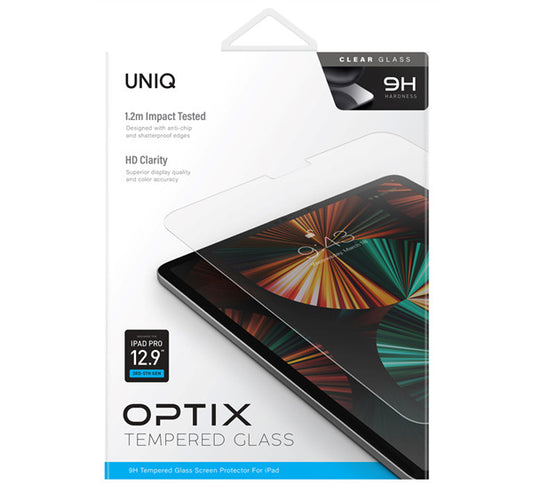 Uniq Optix Clear Apple iPad Pro 12.9" (2018/2020/2021) Tempered kijelzővédő fólia – a Uniq kínálatából | Domshop