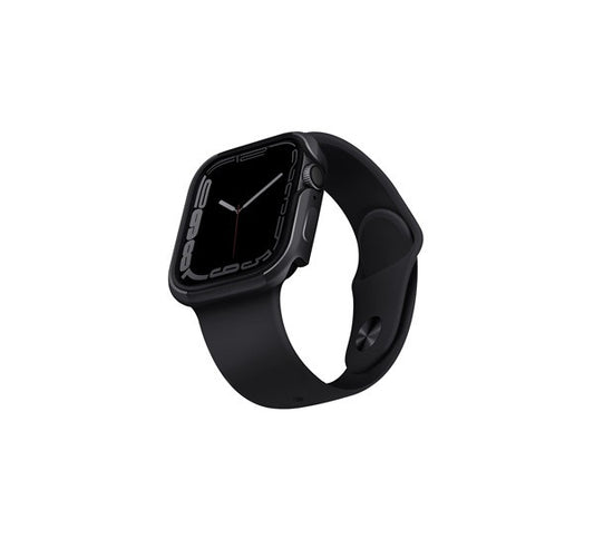Uniq Valencia Apple Watch 45mm/44mm aluminium tok, fekete – a Uniq kínálatából | Domshop