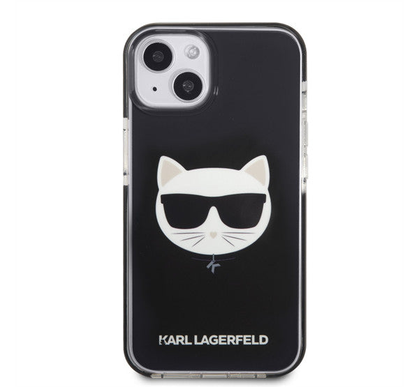 Karl Lagerfeld Choupette Head TPE szilikon hátlap tok Apple iPhone 13, fekete – a Karl Lagerfeld kínálatából | Domshop