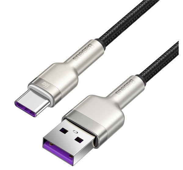 Baseus Cafule USB-C gyorstöltő töltő- és adatkábel, 0,25m, fekete – a Baseus kínálatából | Domshop