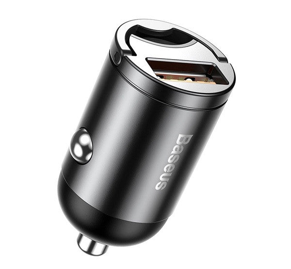Baseus Tiny Star autós szivargyújtó gyorstöltő USB, 30W, szürke – a Baseus kínálatából | Domshop