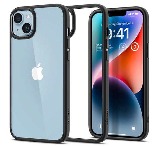 Spigen Ultra Hybrid Apple iPhone 14 tok, Matte Black, fekete – a Spigen kínálatából | Domshop