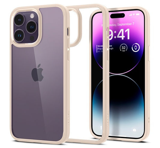 Spigen Ultra Hybrid Apple iPhone 14 Pro tok, Sand Beige, bézs – a Spigen kínálatából | Domshop
