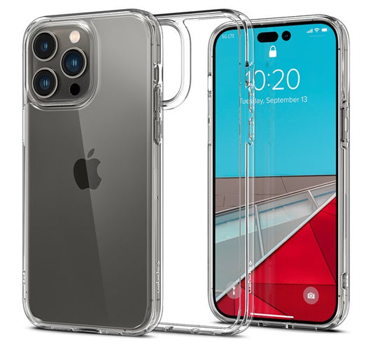 Spigen Ultra Hybrid Apple iPhone 14 Pro tok, Crystal Clear, átlátszó – a Spigen kínálatából | Domshop
