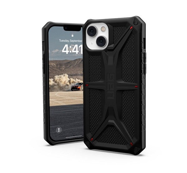 UAG Monarch Apple iPhone 14 Plus hátlap tok, Kevlar Black – iPhone 14 Plus tok a UAG kínálatából | Domshop