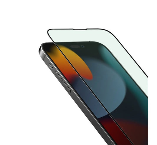 Uniq Optix Vision Care Apple iPhone 14 Pro tempered glass teljes kijelzős kijelzővédő üvegfólia – a Uniq kínálatából | Domshop