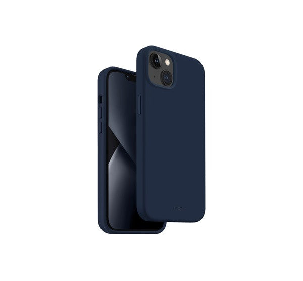 Uniq Lino Apple iPhone 14 Plus, szilikon tok, kék – a Uniq kínálatából | Domshop