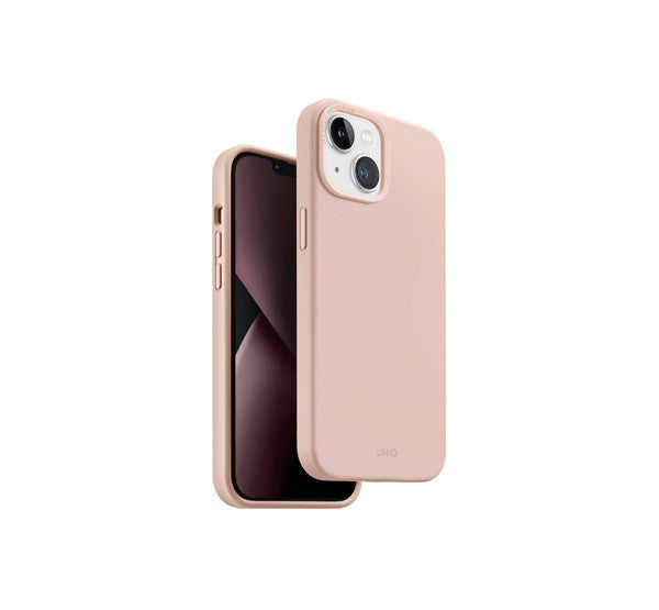 Uniq Lino Apple iPhone 14 Plus, szilikon tok, rózsaszín – a Uniq kínálatából | Domshop