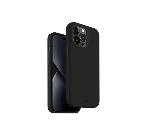 Uniq Lino Apple iPhone 14 Pro, szilikon tok, fekete – a Uniq kínálatából | Domshop