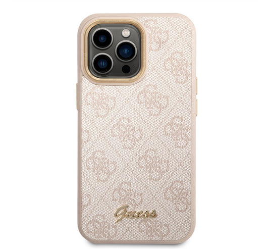 Guess Metal Camera Outline Apple iPhone 14 Pro hátlap tok, rózsaszín – a Guess kínálatából | Domshop