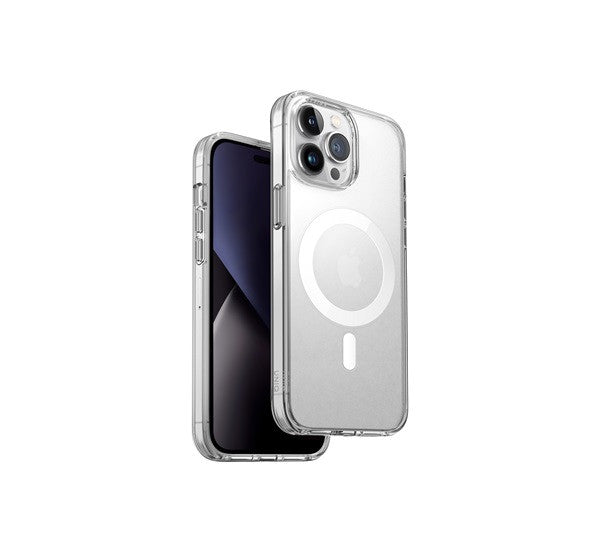 Uniq Hybrid Magclick Apple iPhone 14 Pro Max, Magsafe szilikon tok, átlátszó – a Uniq kínálatából | Domshop