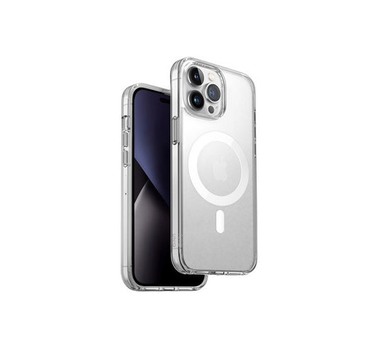 Uniq Hybrid Magclick Apple iPhone 14 Pro Max, Magsafe szilikon tok, átlátszó – a Uniq kínálatából | Domshop